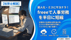 freee人事労務でできることとは？中小企業の給与計算を劇的に効率化！